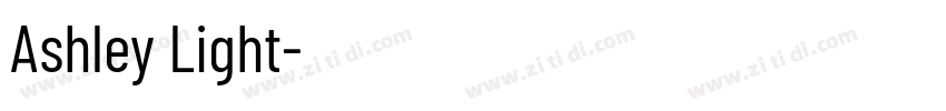 Ashley Light字体字体转换